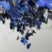 Virtue of Blue, Jeroen Verhoeven, solar chandelier, solar cells, solar butterflies, solar light
