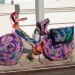 Guerilla knitting, street art, yarn graffiti, yarn bombing, Sarah Gonzalez, crafting,Knitting graffiti crews,