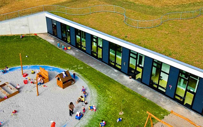 Henning Larsen, Bernst Have, Denmark, green design, eco-design, sustainable design, green roof, daylighting, minimalist, climate zone, heat recovery, integrated energy design, solar gain