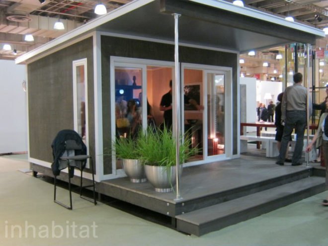 “green furniture”, contemporary furniture, eco-friendly design, Furniture Fair, green design, icff 2011, icff 2011 nyc, icff new york city, inhabitat icff, inhabitat icff reporting, International Contemporary Furniture Fair, new york city furniture fair, nyc furniture fair, puck and blossom, cabin fever, prefab cabin, prefab architecture, prefab home, zip, zip cabin, zip prefab