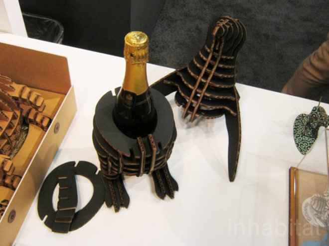 green furniture”, contemporary furniture, eco-friendly design, Furniture Fair, green design, icff 2011, icff 2011 nyc, icff new york city, inhabitat icff, inhabitat icff reporting, International Contemporary Furniture Fair, new york city furniture fair, nyc furniture fair, world's first paper robot, d torso, d-torso, paper robot, paper animals, cardboard robot, cardboard sculptures, cardboard animals