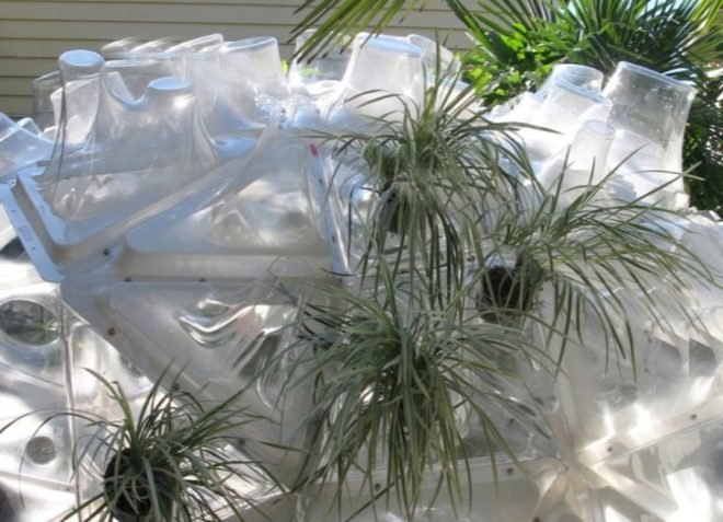 green design, sustainable design, eco-design, recycled materials, plastic, glycol, AIA, gernot riether, architecture, new orleans, pavilion, enclosures, French Quarter, design competition