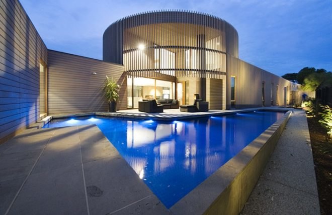 daylighting, energy efficiency, john gollings, barwon heads, fishing village, vertical skin, green building, green design, sustainable design, eco design, skylight, australia, jackson clements burrows,