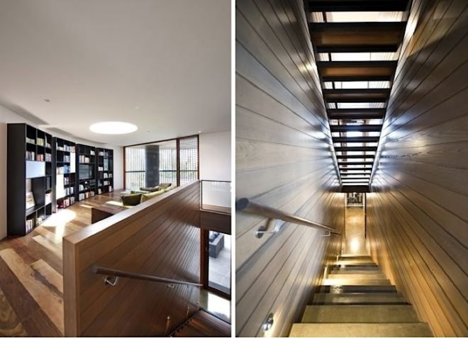 daylighting, energy efficiency, john gollings, barwon heads, fishing village, vertical skin, green building, green design, sustainable design, eco design, skylight, australia, jackson clements burrows,
