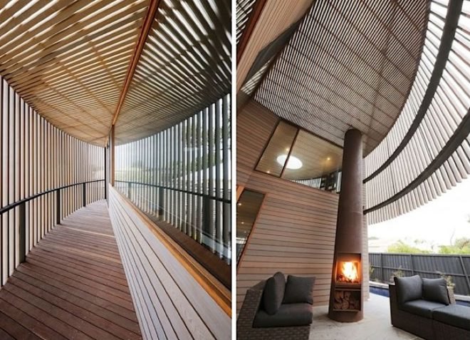 daylighting, energy efficiency, john gollings, barwon heads, fishing village, vertical skin, green building, green design, sustainable design, eco design, skylight, australia, jackson clements burrows,