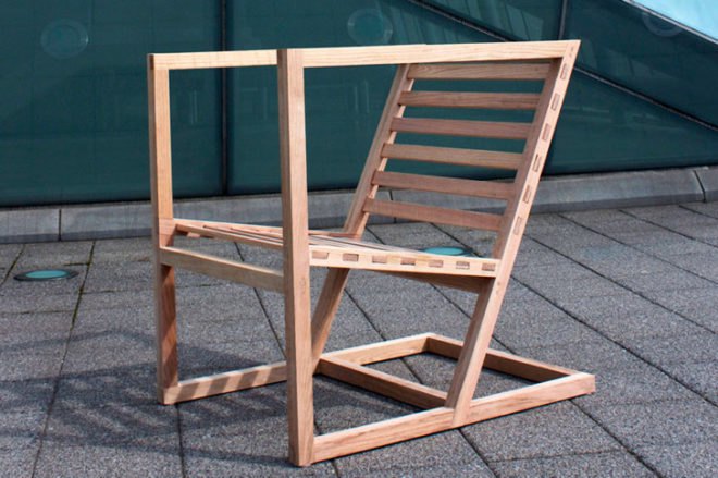 100 mile design challenge, icff, ny design week, sustainable design, environmental design, product design, local resources, mica, university of washington, student work, lola chair, hans harland hue, red oak