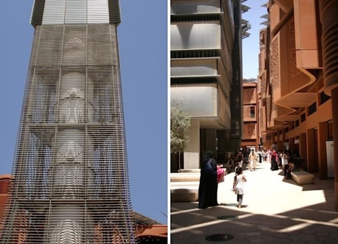Masdar City, eco-design, green design, sustainable building, abu dhabi, desert, green building, pod cars, green prophet, land art generator initiative, organic market, street fair, recycled products,