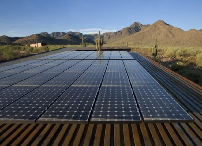 green building, net zero, green design, eco-design, sustainable design, rainwater harvesting, LEED, Platinum, Gateway, McDowell Sonoran Preserve, weddle gilmore black rock studio, biking, hiking, rammed earth, recycled materials, solar energy, water efficiency