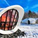 Unusual architecture, futuristic pod structures, Pascal Hausermann, Bubble houses, Museumotel, french pod hotel, concrete veil, innovative architecture