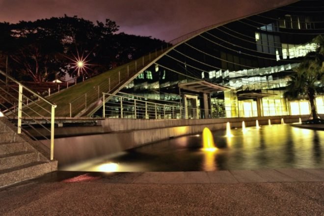 School of Art, Design and Media, Nanyang Technological University, Singapore, architecture, eco design, green roof
