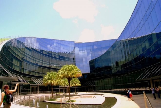 School of Art, Design and Media, Nanyang Technological University, Singapore, architecture, eco design, green roof