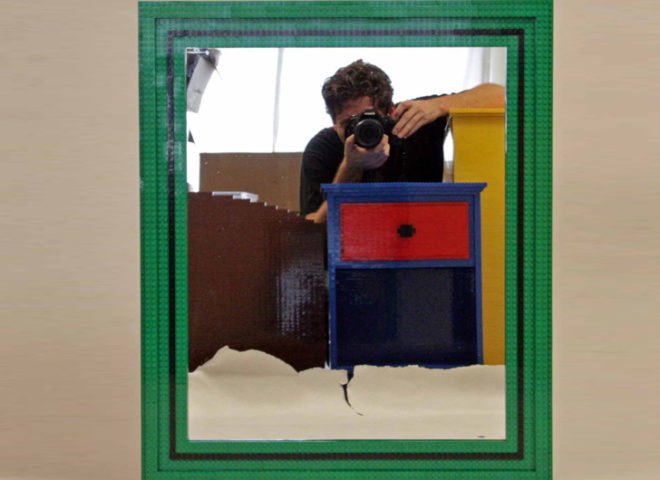Nathan Sawaya, lego bedroom, bedroom made of legos, bedroom set made of legos, brick artist, lego art, lego artist, sustainable design, green design, lego sculptures, green art, eco art, sustainable art, lego bike, lego cello