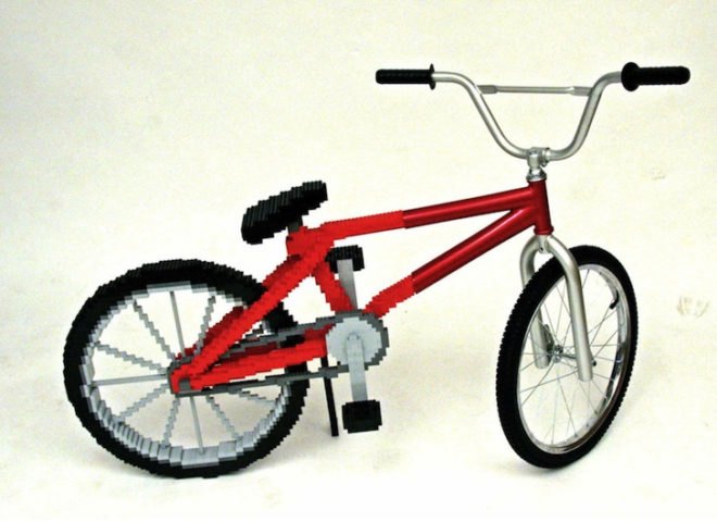 Nathan Sawaya, lego bedroom, bedroom made of legos, bedroom set made of legos, brick artist, lego art, lego artist, sustainable design, green design, lego sculptures, green art, eco art, sustainable art, lego bike, lego cello