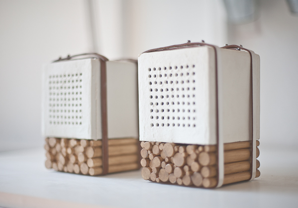 The Natural Speaker, Studio Joon&Jung, green speakers, green tech, eco friendly music accessories, hand crafted speakers, ceramic speakers, natural speakers, speaker design, acoustic design