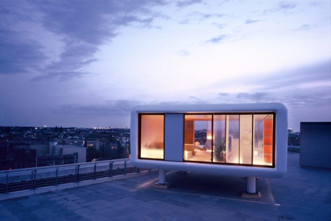 rooftop house nyc, nyc rooftop house, new york city rooftop home, loftcube nyc, loftcube new york city