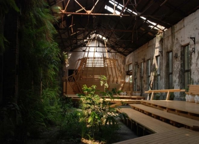 green building, green design, eco-design, sustainable design, elements, paradise lost in time, atmosphere fields, interbreeding field, taiwan, shihlin paper factory, taipei, concrete, brick