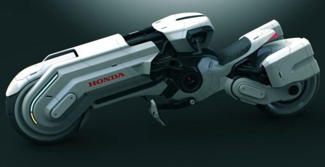Honda Chopper Concept, Peter Norris, Honda concept bike, Honda electric motorcycle, green automotive design, alternative transportation, green transportation, electric motorcycle