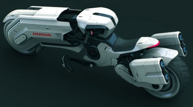 Honda Chopper Concept, Peter Norris, Honda concept bike, Honda electric motorcycle, green automotive design, alternative transportation, green transportation, electric motorcycle