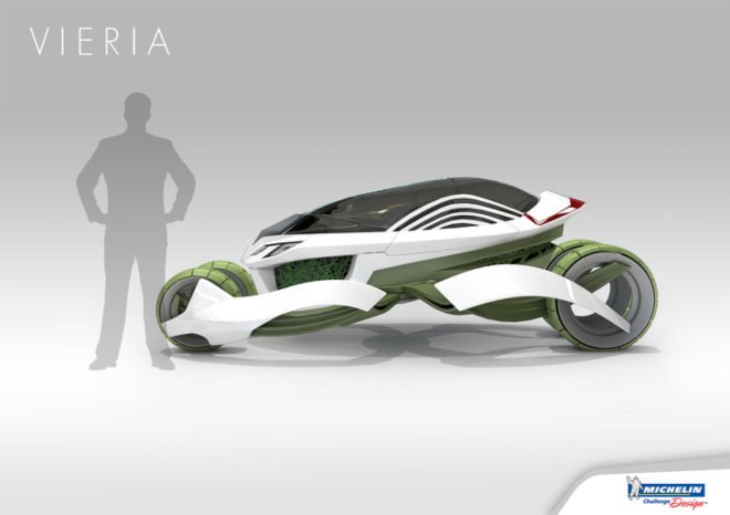 VIERIA Concept Car, Michelin Challenge Design, green transportation, alternative transportation, green automotive design, Gunwoong Kim, Suji Kim