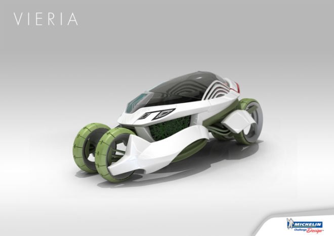 VIERIA Concept Car, Michelin Challenge Design, green transportation, alternative transportation, green automotive design, Gunwoong Kim, Suji Kim
