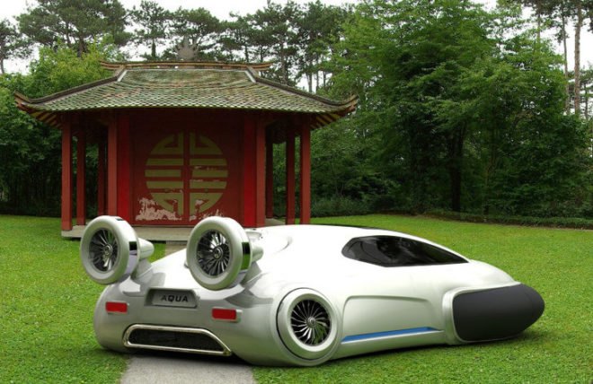Volkswagen Aqua Hovercraft, Volkswagen Hovercraft Concept, Yuhan Zhang, hovercraft, hydrogen electric hybrid, green transportation, alternative transportation, green automotive design