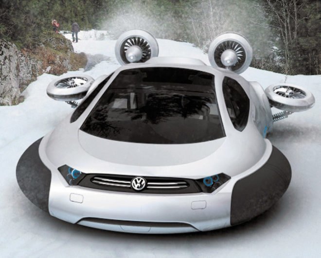 Volkswagen Aqua Hovercraft, Volkswagen Hovercraft Concept, Yuhan Zhang, hovercraft, hydrogen electric hybrid, green transportation, alternative transportation, green automotive design