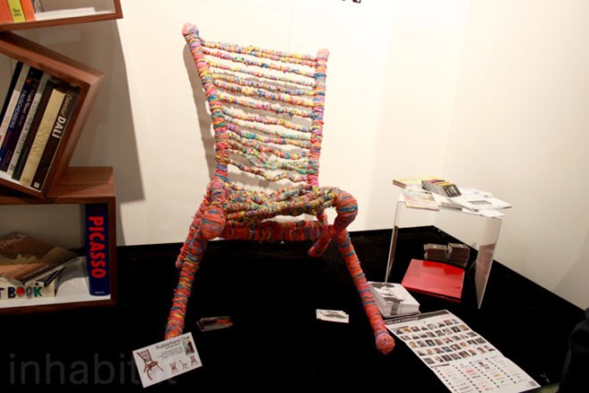green furniture”, contemporary furniture, eco-friendly design, rubber band chair, isda, Furniture Fair, green design, icff 2011, icff 2011 nyc, icff new york city, inhabitat icff, inhabitat icff reporting, International Contemporary Furniture Fair, new york city furniture fair, nyc furniture fair,