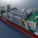 shell, floating natural gas refinery, world's largest floating object, sustainable design, eco-design, green design, australia, titanic, cyclones, steel, Prelude FLNG