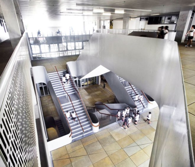 School of the Arts singapore, school of the arts, singapore schools, green schools, woha architects, green architecture, eco friendly schools, sustainable building, natural ventilation design, green roofs, green roofed schools