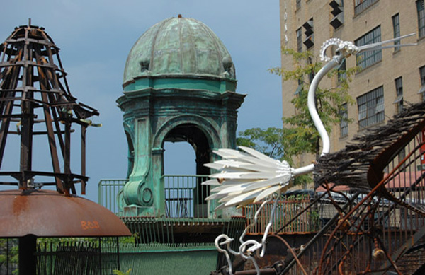 st. louis museum, city museum, green design, found objects, recycled architecture, eco architecture, offbeat destinations, green design, eco design, eco tourism, reclaimed materials, recycled materials, sustainable design