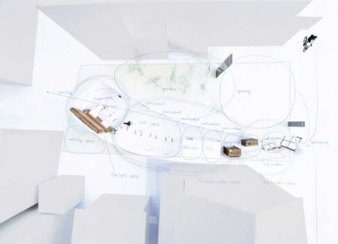 daylighting, Studio Velocity, Nagoya, Japan, hair salon, vanilla bean pie, sustainable architecture, eco-design, green design, sustainable design, green spaces