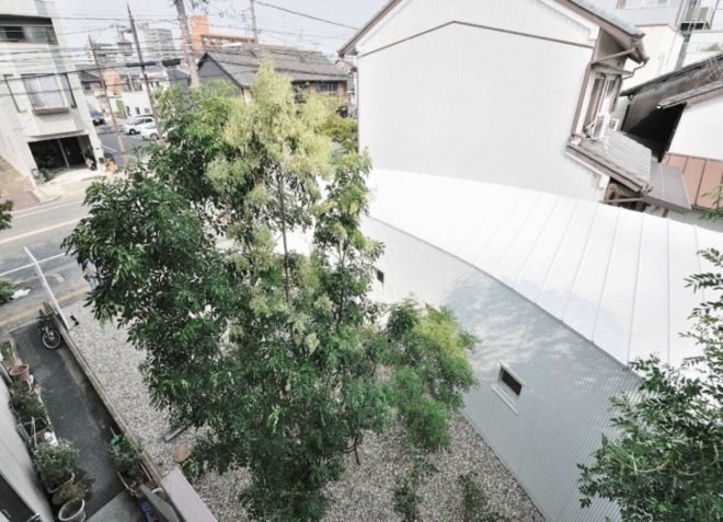 daylighting, Studio Velocity, Nagoya, Japan, hair salon, vanilla bean pie, sustainable architecture, eco-design, green design, sustainable design, green spaces