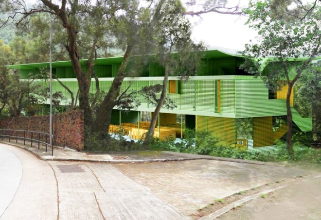 Arup green building, Zoka Zola, natural cooling, passive cooling, green hostel, wind scoop, low CO2 building, natural ventilation architecture,