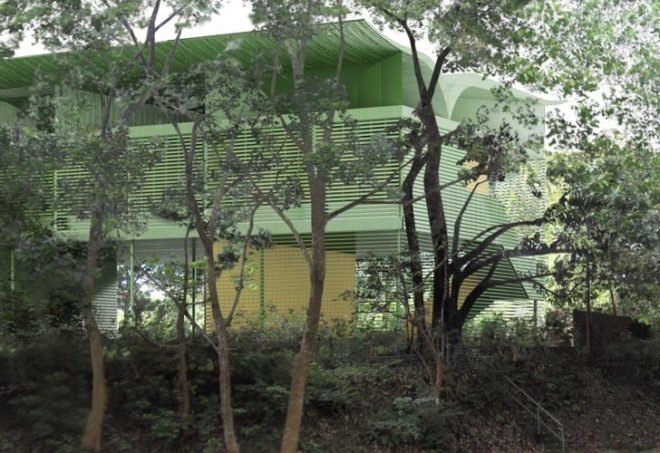 Arup green building, Zoka Zola, natural cooling, passive cooling, green hostel, wind scoop, low CO2 building, natural ventilation architecture,