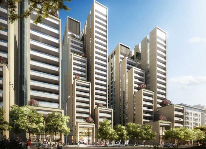 sustainable design, eco-design, green design, passive design, mixed use tower, lebanon, beirut, foster & parnters, retail and residential tower, mediterranean sea, pedestrian friendly