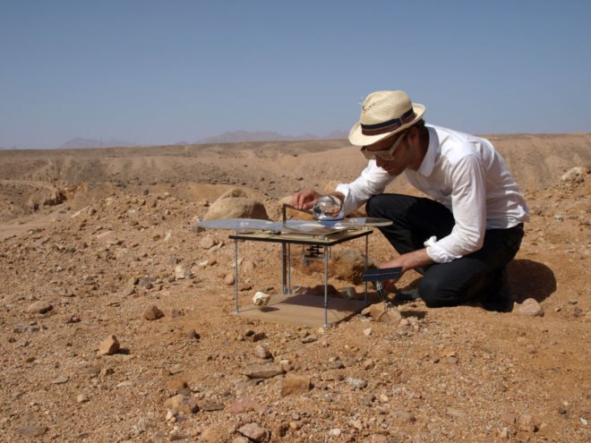 royal college of art solar project, markus kayser solar project, sun cutter markus kayser, solar sinter markus kayser, sun cutter design product, solar laser cutter
