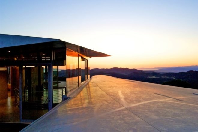 747 Wing House, David Hertz Architects, recycled airplane, studio of environmental architects, airplane house, adaptive reuse, reclaimed materials