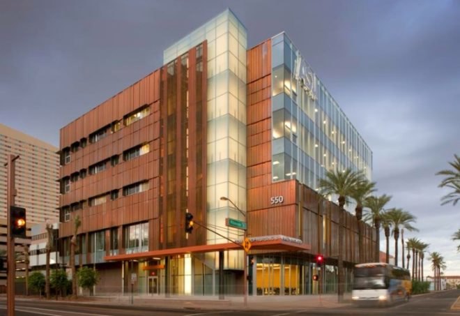 asu, college of nursing, copper, phoenix, smithgroup, energy efficient design, desert architecture