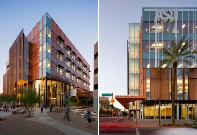 asu, college of nursing, copper, phoenix, smithgroup, energy efficient design, desert architecture
