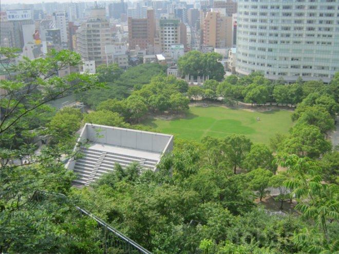 “sustainable architecture”, acros, Eco Architecture, eco design, Emilio Ambasz, fukuoka, grass covered building, green architecture, Green Building, green design, green roof, green space, Japan, Japanese, pyramid, sustainable design, urban space, Ziggurat, green roofed building in japan, green pyramid