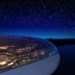 Airbus concept plane, transparent plane member, plane 2050 future, airbus 2050, holographic plane entertainment, bird bone plane design, airbus concept plane, transparent cabin walls