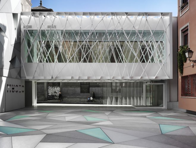 Museo ABC, Aranguren & Gallegos Architects, green design, eco design, sustainable design, ABC Museum, Madrid, factory renovation, architectural renovation, mosaic, vacuum streesed