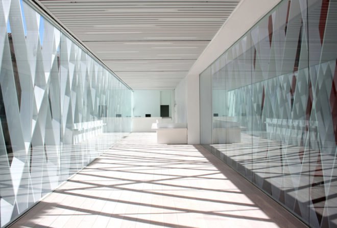 Museo ABC, Aranguren & Gallegos Architects, green design, eco design, sustainable design, ABC Museum, Madrid, factory renovation, architectural renovation, mosaic, vacuum streesed