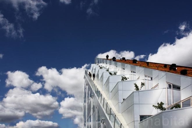 BIG, Bjarke Ingles Group, 8 House, Green apartment, green roof, tallet 8, copenhagen architecture, danish design, sustainable apartments, eco villages, BIG tallet house photos, green city apartments, green mixed use buildings, danish design center