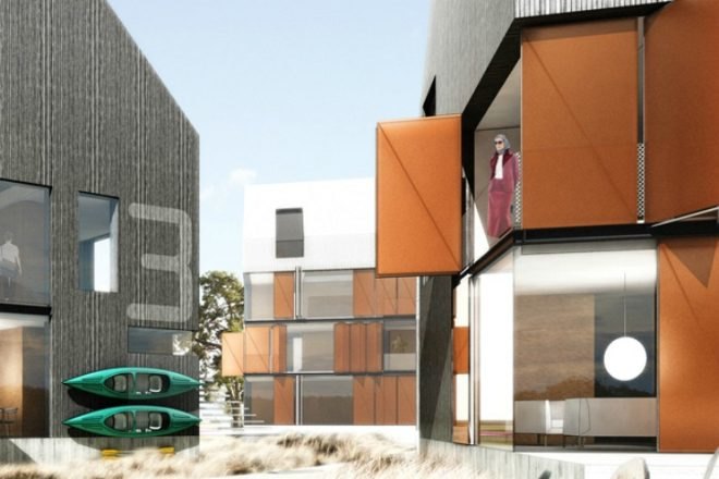 Kronborg Strandby, Beach Town Kronbog, Arkitema Architects, beach housing, sustainable housing, wooden houses