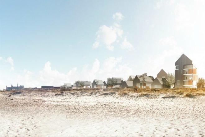 Kronborg Strandby, Beach Town Kronbog, Arkitema Architects, beach housing, sustainable housing, wooden houses