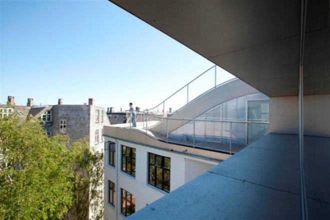 Birkegade Rooftop Park, JDS Architects, rooftop terrace, copenhagen, green roof, rooftop park, rooftop playground
