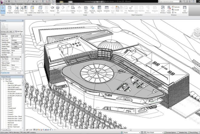 Miami Science Museum, Using BIM For Green Building, Building Information Modeling, BIM, Autodesk, Revit, Ecotect, Architecture, Green building, USGBC, DOE, Department of Energy, MiaSci, Miami Science Museum, Grimshaw Architects, Arup engineering, Case Building + Technology, Case Design, Building Modeling, CAD, autdocad, 3ds, 3d studio max, Maya