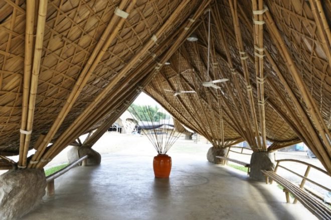 Chiang Mai, Bamboo School, 24H architecture, thailand, eco school, bamboo, green materials, buddhist school, panyaden school