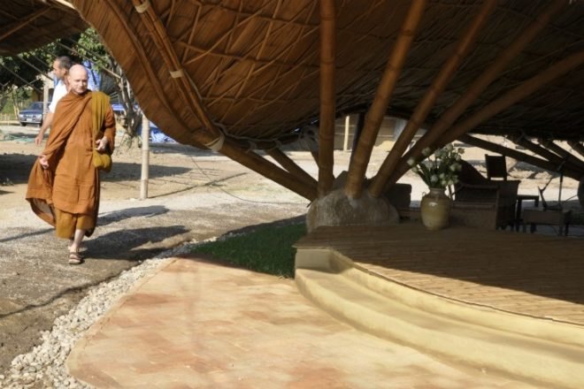 Chiang Mai, Bamboo School, 24H architecture, thailand, eco school, bamboo, green materials, buddhist school, panyaden school